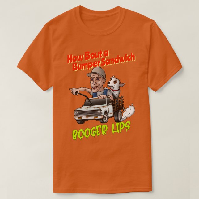 Camiseta sanduíche pára-choque (Frente do Design)