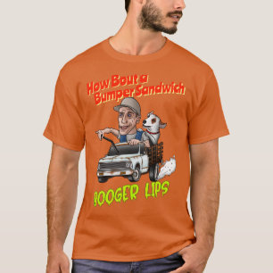 Camiseta sanduíche pára-choque