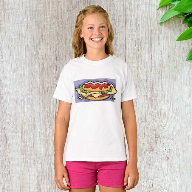 Camiseta Sanduíche Preenchido (Criador carregado)