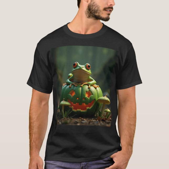 Camiseta Sanduíche verde e sapo (Frente)