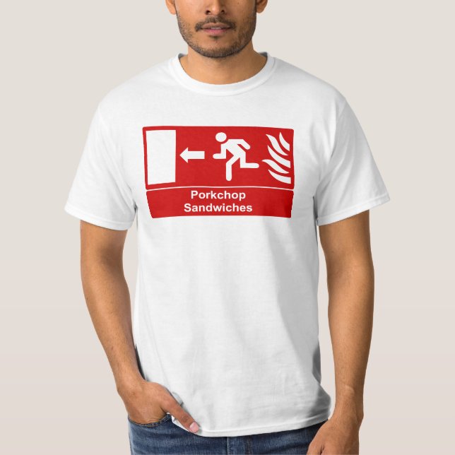 Camiseta Sanduíches de Porkchop (Frente)