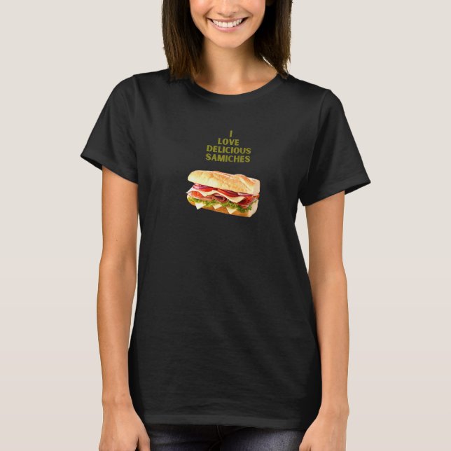 Camiseta Sanduíches Deliciosos (Frente)