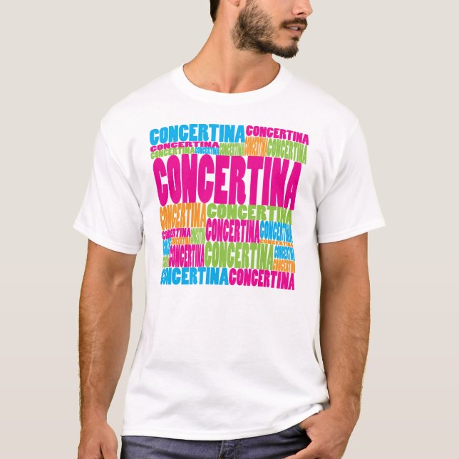 Camiseta Sanfona colorida (Frente)