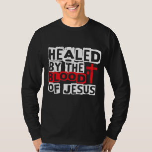 Camiseta Sangrado pelo Sangue de Jesus - Cruz Cristã Fai