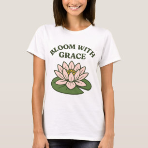 Camiseta Sangue com graça - Água Rosa Minimalista