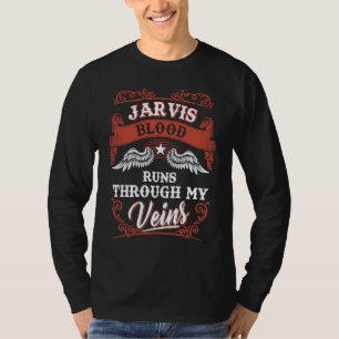 Camiseta Sangue de Jarvis corre pelas minhas veias natal fa