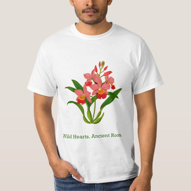 Camiseta Sangue de Orquídea Selvagem (Frente)