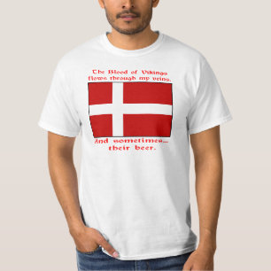Camiseta Sangue Dinamarquês & Cerveja Viking