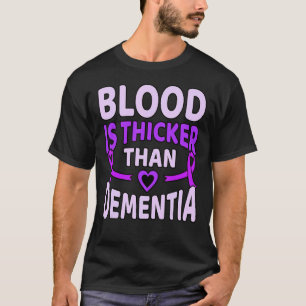 Camiseta Sangue é mais espesso que anão de demência de Alzh