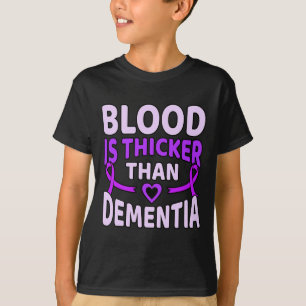 Camiseta Sangue é mais espesso que demência Heimerheimer em