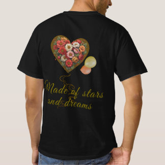 Camiseta Sangue Onde Está Plantado - Unísex Floral T-Shir