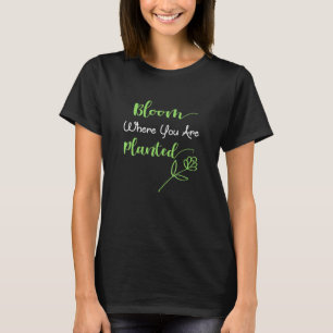Camiseta Sangue Onde Você Está Plantado - Citação Motivacio