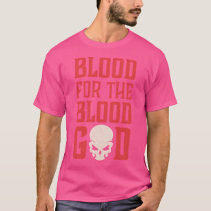 Camiseta Sangue Para O Crânio De Demônio De Deus Do Sangue