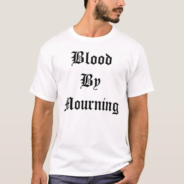Camiseta Sangue por 2 de lamentação (Frente)