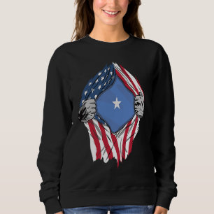 Camiseta Sangue Somali Dentro de Mim Bandeira da Somália
