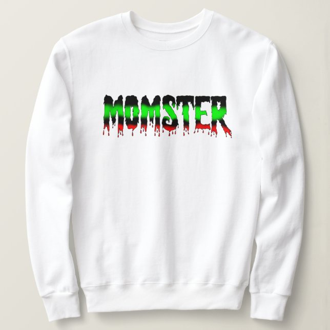 Camiseta Sangue Spooky Derrubando Momster Halloween (Frente do Design)
