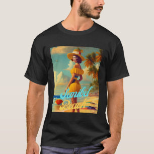 Camiseta Sanibel Beach, Flórida, Parasdise linda