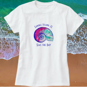 Camiseta Sanibel Island Bonito Seashell