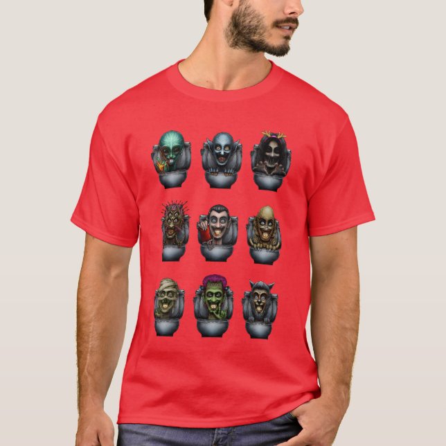 Camiseta Sanita horrorosa Monster pack (Frente)