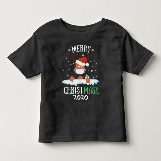 Camiseta Sanitizador de máscara de cristal de feliz diverti (Frente)
