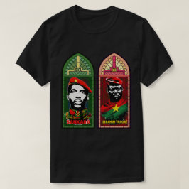 Camiseta Sankara, Ibrahim Traore Vidro Pintado Pan-Africano