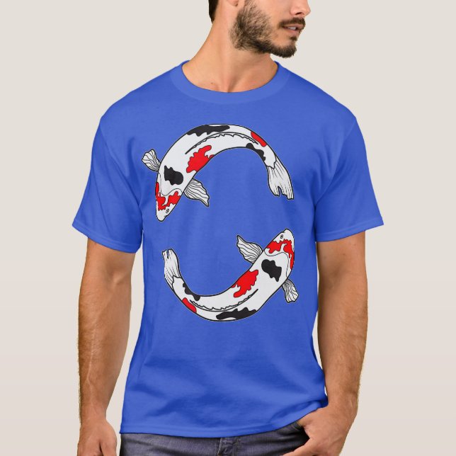 Camiseta Sanke Koi Fish Design para proprietários de Koi Po (Frente)