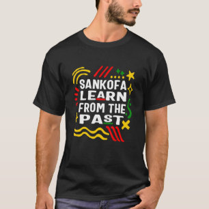 Camiseta Sankofa Aprende Com O Melão Americano Passado