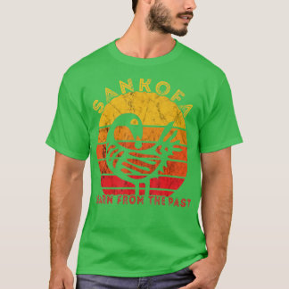 Camiseta Sankofa Retro Vintage Aprende Com O Africano Passa