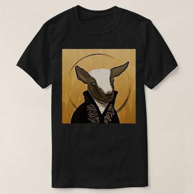 Camiseta Sankt Milo Shadow e Bone Goat (Frente do Design)