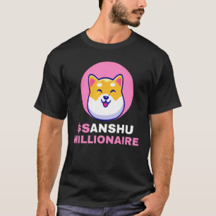 Camiseta Sanshu Millionaire Sanshu Inu Coin Cryptocurrency