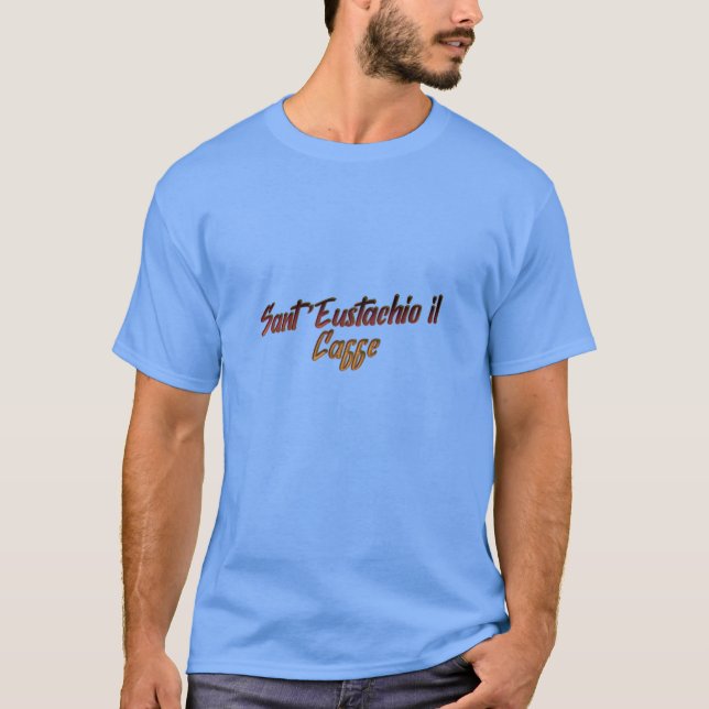 Camiseta sant eustachio a garota do café (Frente)