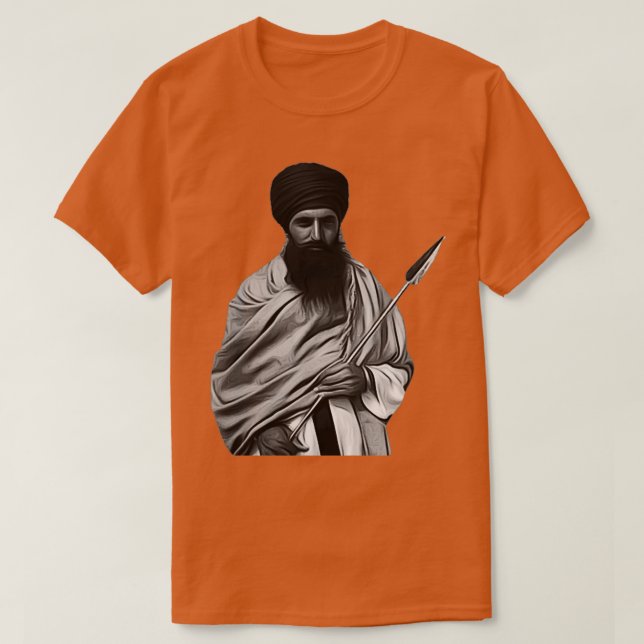 Camiseta Sant Jarnail Singh Bhindranwale (2) (Frente do Design)
