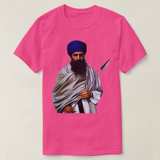 Camiseta Sant Jarnail Singh Bhindranwale (3) (Frente do Design)
