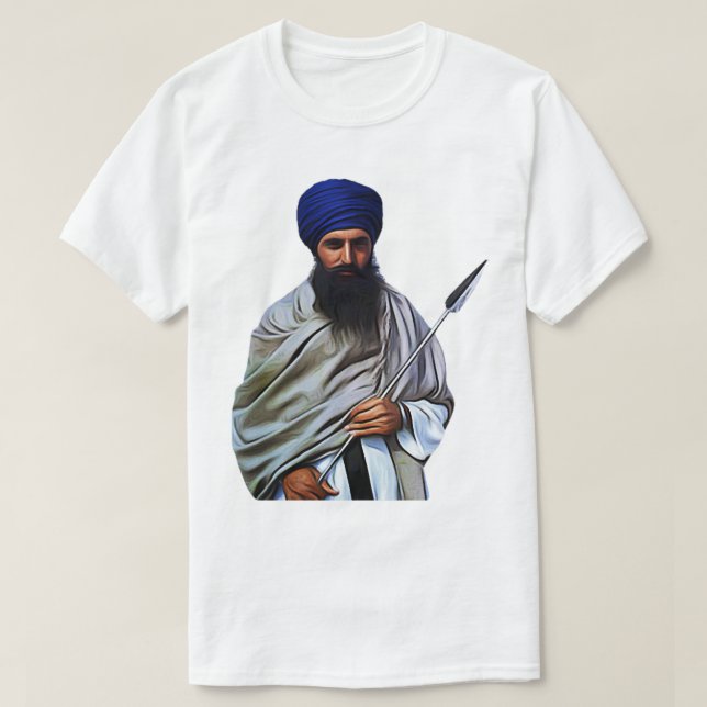 Camiseta Sant Jarnail Singh Bhindranwale Clas (Frente do Design)
