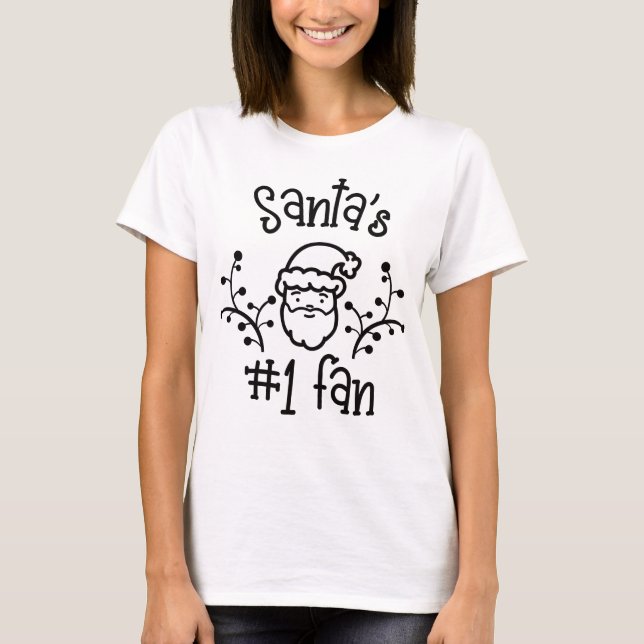 Camiseta Santa #1 fan (Frente)