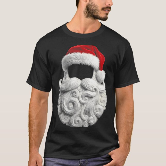 Camiseta Santa 67 6 7 Six Seven Beard Cool Realistic  (Frente)