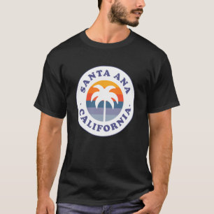 Camiseta Santa Ana Califórnia CA Férias na Praia da Palmeir