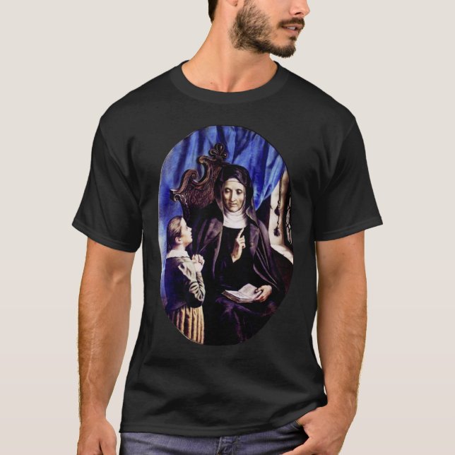 Camiseta Santa Ângela Merici Virgem e fundadora (Frente)
