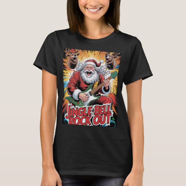Camiseta Santa Astro de Rock (Frente)