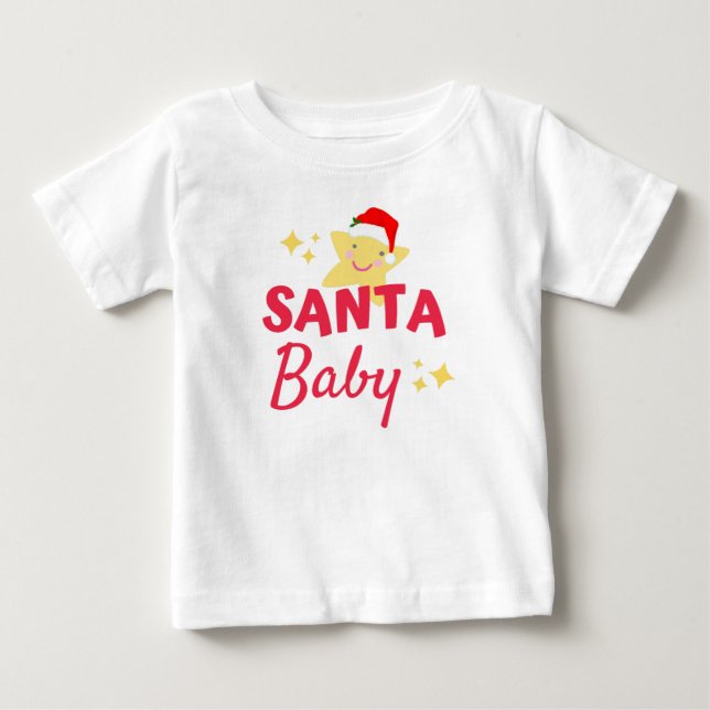 Camiseta Santa baby  (Frente)