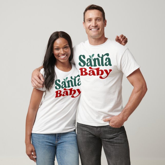 Camiseta Santa Baby (Unissex)