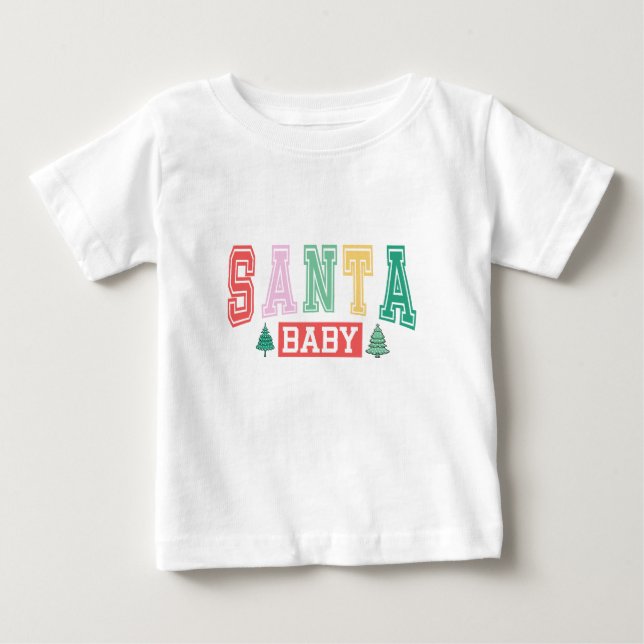 Camiseta Santa Baby - Natal (Frente)
