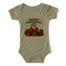 Santa Baby One Piece – Presentes de Natal Feliz
