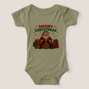 Camiseta Santa Baby One Piece – Presentes de Natal Feliz
