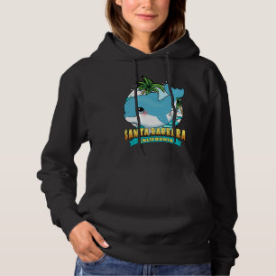 Camiseta SANTA BARBARA CALIFÓRNIA Golfinho Bebê Fofo Praia