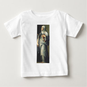 Camiseta Santa Brígida da Suécia Mística Medieval