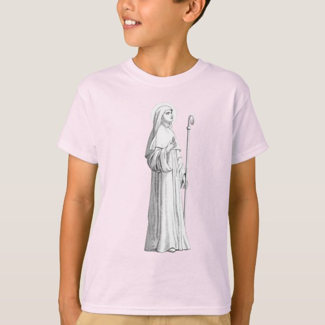 Camiseta Santa Catarina de Siena Virgem (Frente)