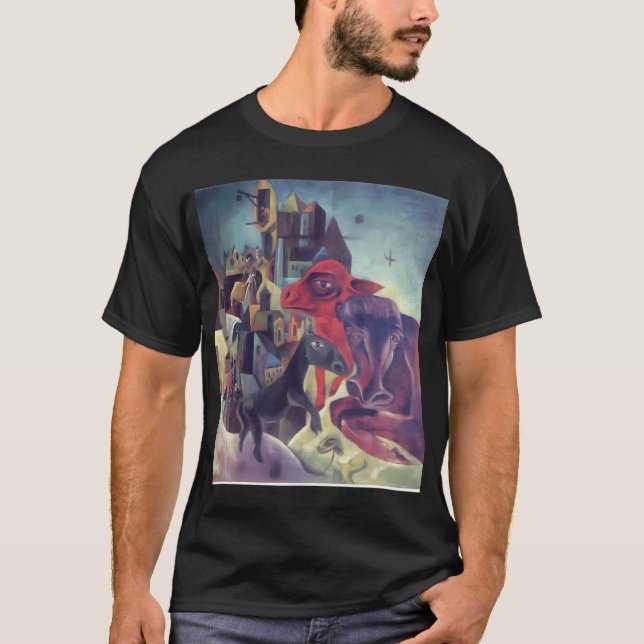 Camiseta Santa Cecília (Piano invisível) Max Ernst (Frente)