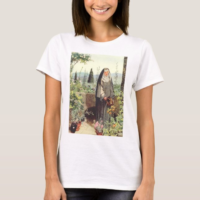 Camiseta Santa Clara de Assis: Padroeira da Televisão (Frente)
