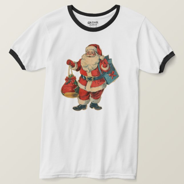 Camiseta Santa Claus (Frente do Design)